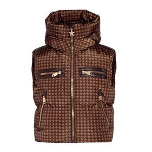 Goldbergh Starski Teamplayer Best Bodywarmer Brown Stars NWT Size US 6